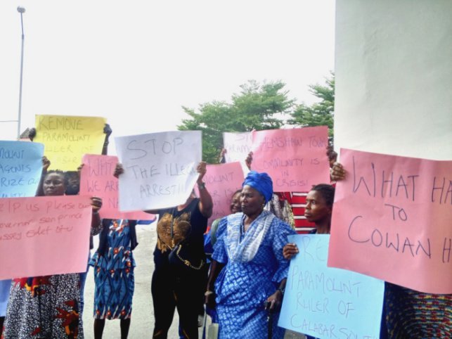 IMG 20250930 123944 891@ 706953265 Henshaw Town Natives Protest, Seek Calabar South Paramount Ruler’s Sack