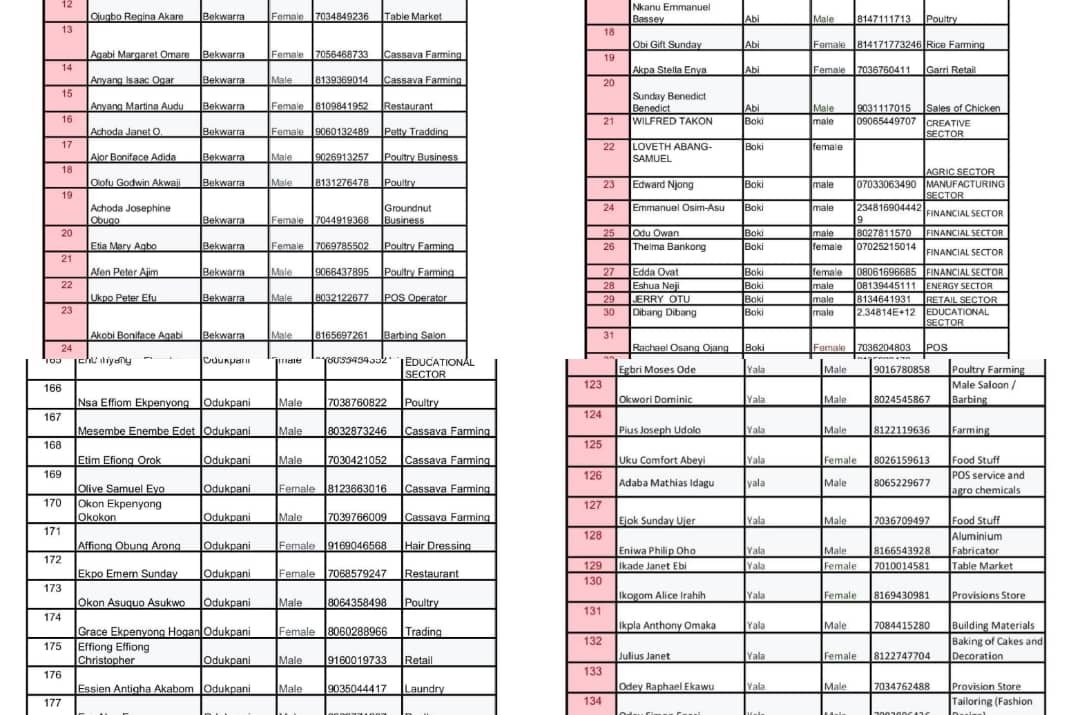 Full List: Owan-Enoh MSME Support Programme shortlists beneficiaries for phase 1