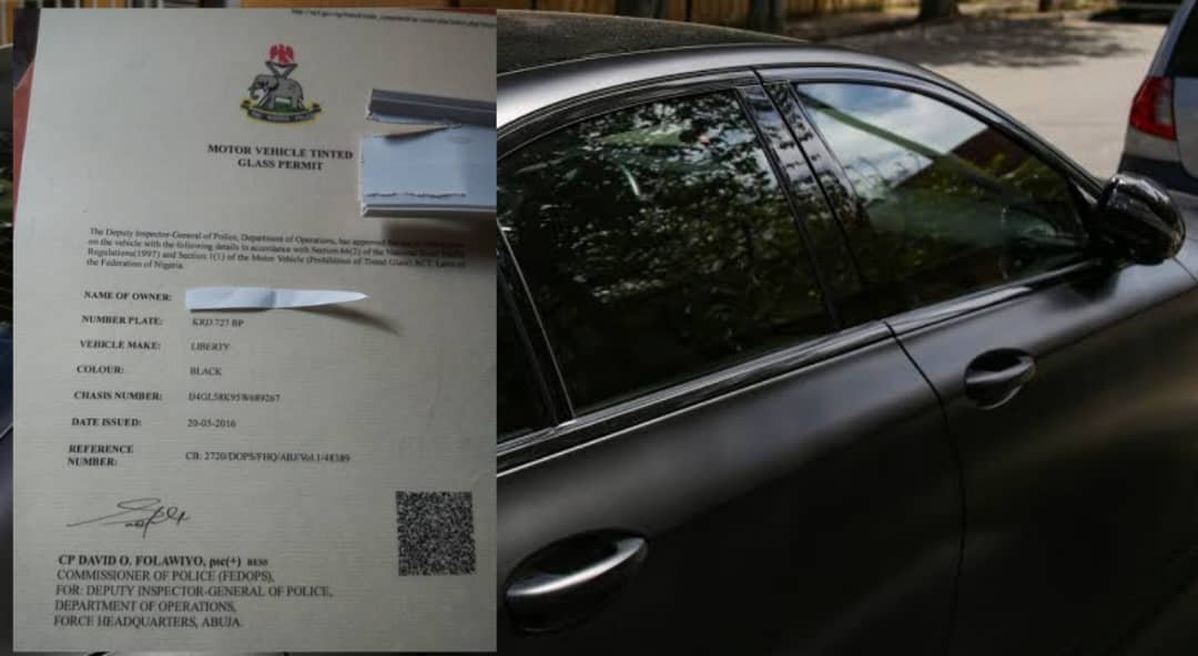 Police motor vehicle tinted permit Court stops Police from enforcing tinted glass permit policy