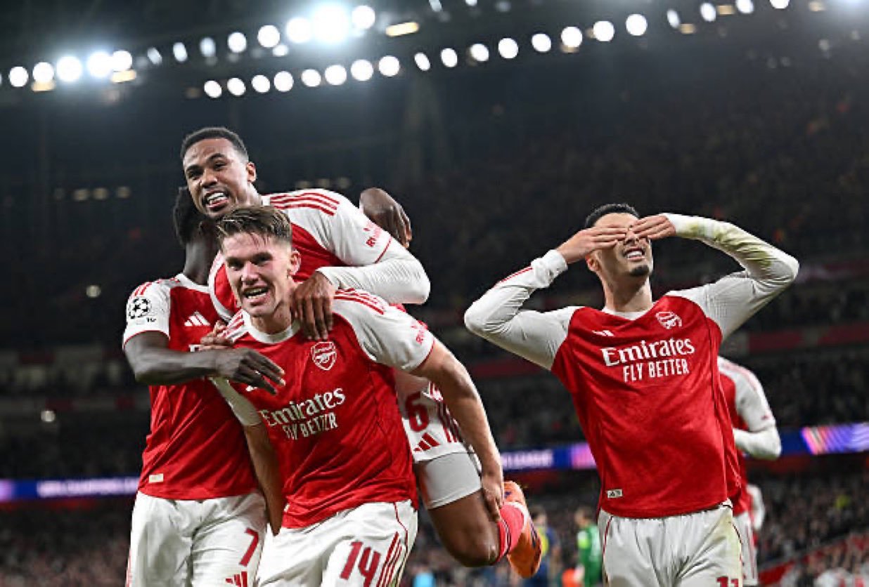 Arsenal score 4 in 13 minutes to down Atletico Madrid