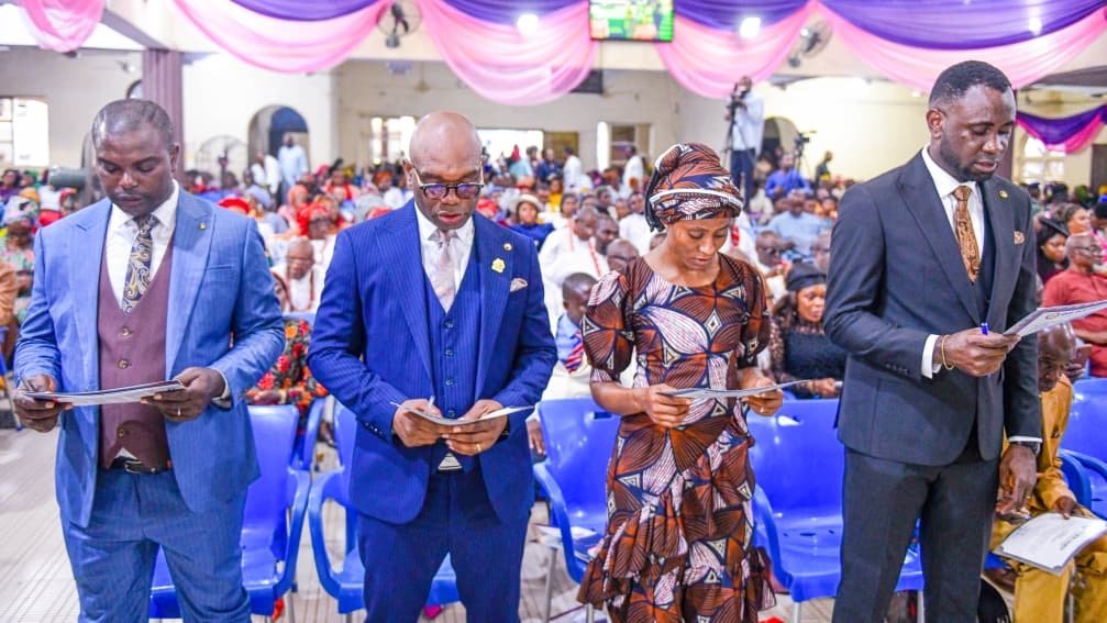 3d25028d b434 4cc9 b610 60d1443fb3d7 Akwa Ibom Governor, Deputy, Others, Celebrate Essien Ndueso’s Ecclesiastical Rise