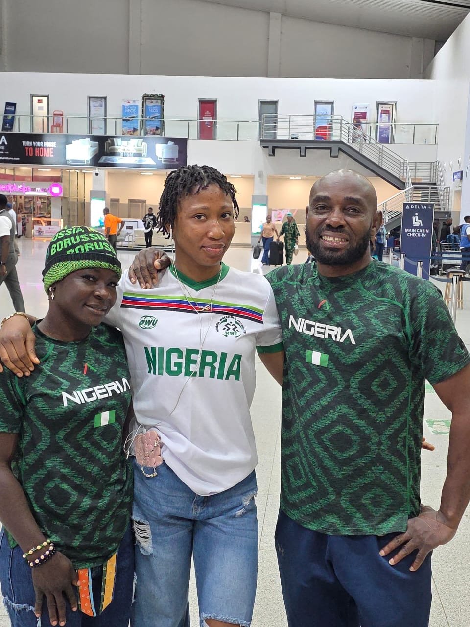 5690de18 ee6c 41cb 8ba3 a57d8cfb7704 Nigeria's Delegation Arrives Japan For Int'l Wrestling Training Camp