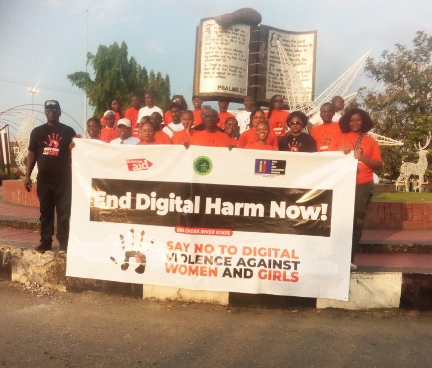 61d0e346 3051 4863 bcd5 2c7e8764f164 “End Digital Harm Now”, NGO Takes Awareness Campaign to Calabar Streets