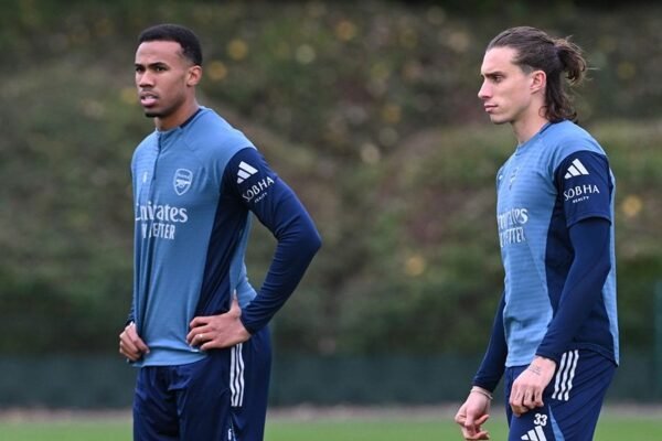 Arteta gives injury update on Gabriel, Calafiori ahead of Tottenham clash