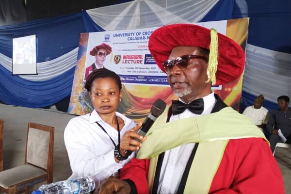 Prof Jacob Agba delivers UNICROSS 9th inaugural lecture