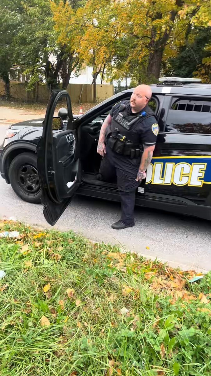 Baltimore police suspend officer for trying to run over civilian