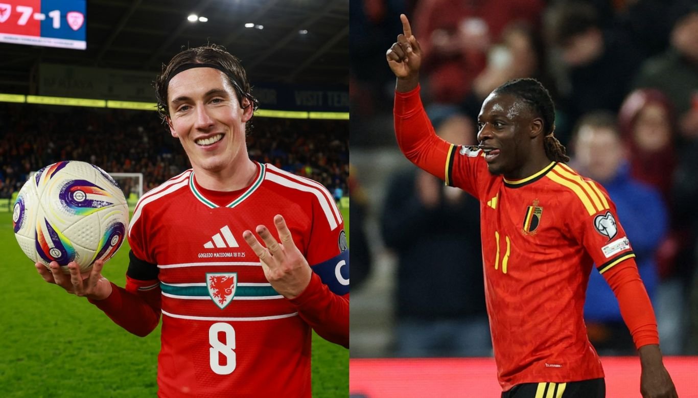 Belgium and Wales put 7 past Liechtenstein and North Macedonia