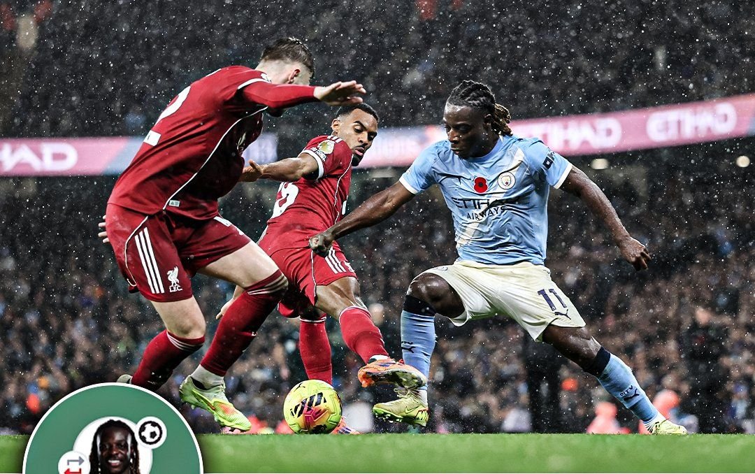 Jeremy Doku inspires Manchester City’s 3–0 rout of Liverpool