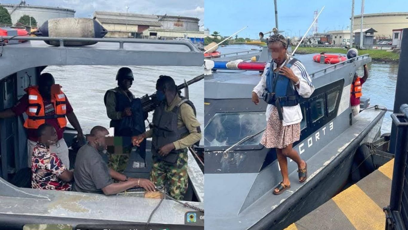 Navy rescues 10 from sinking ship in Cross River