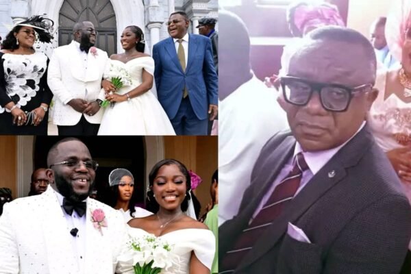 Orok Duke celebrates Governor Otu's son, wife on wedding day