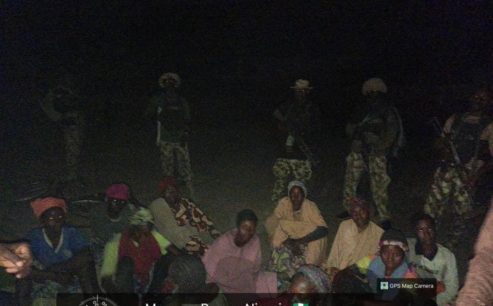 rescued girls kidnapped by iswap boko haram Army rescues 12 girls abducted by Boko Haram/ISWAP terrorists in Borno