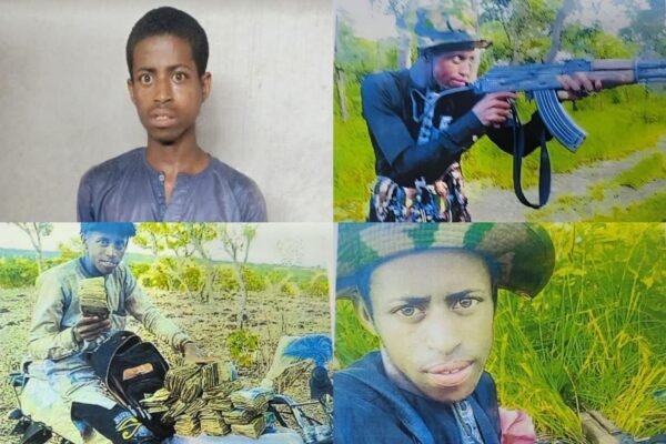 Bandits Abubakar Usman and Shehu Mohammadu Police arrest bandits showing off guns, money on TikTok
