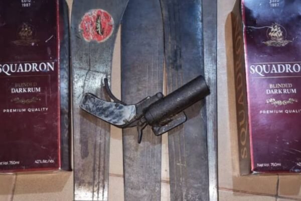 Exhibits recovered from the suspects 20251213 172841 0000 Police arrest 6 for forcing young men into cultism