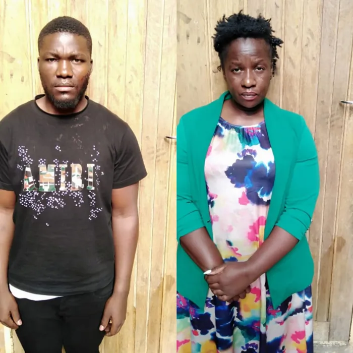 Martin Lubenga and Rhoda Mirembe Police arrest Ugandans for using rats and fake money to defraud South Africans with fake miracles