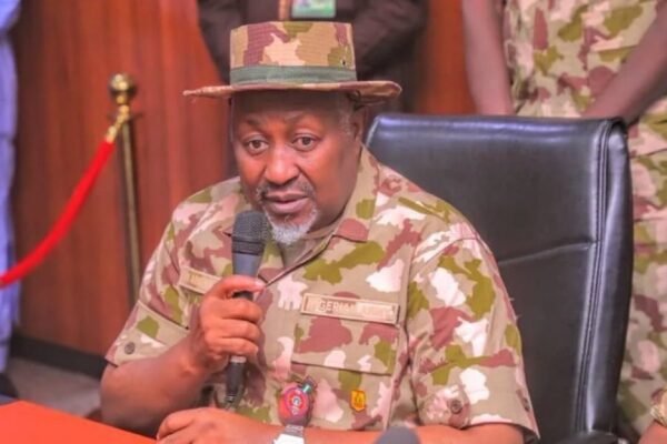 Mohammed Badaru Abubaka Defence Minister Mohammed Badaru Abubakar resigns