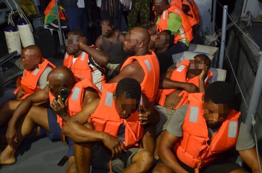 Motor Vessel MV Chimba Express victims 2 One missing as Navy rescues 20 from burning vessel off Calabar waterways