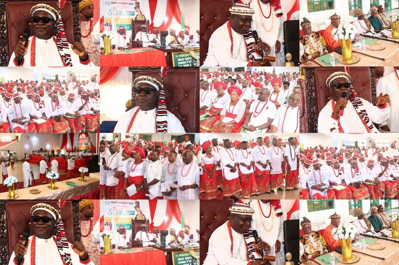 Oku Ibom Ibibio Oku Ibom graces 58th General Assembly of Mboho Mkparawa Ibibio