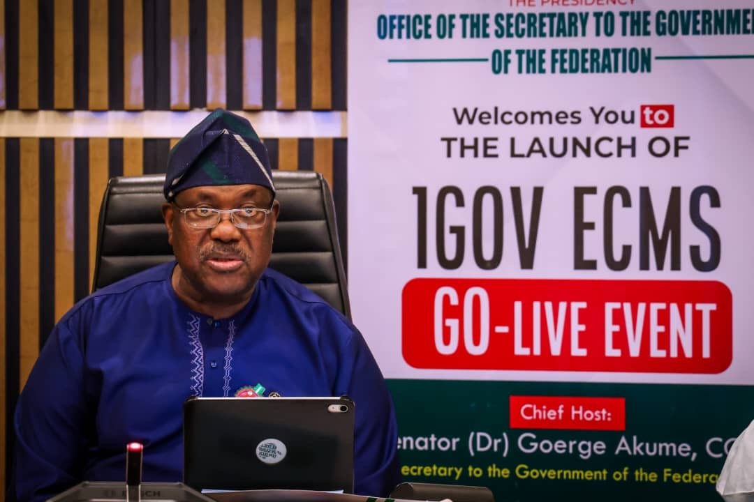 SGFGeorge Akume 1Gov SGF assures full digitisation of documents, processes