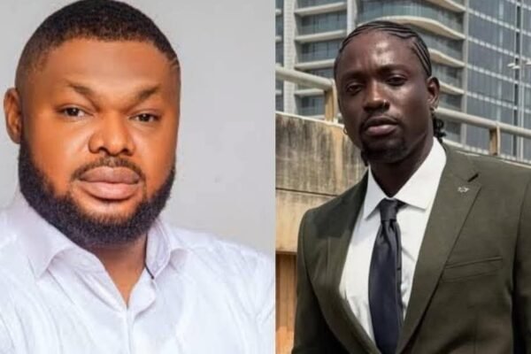 VeryDarkMan and Harrison Gwamnishu VeryDarkMan is such an ungrateful soul - Ossai Ovie