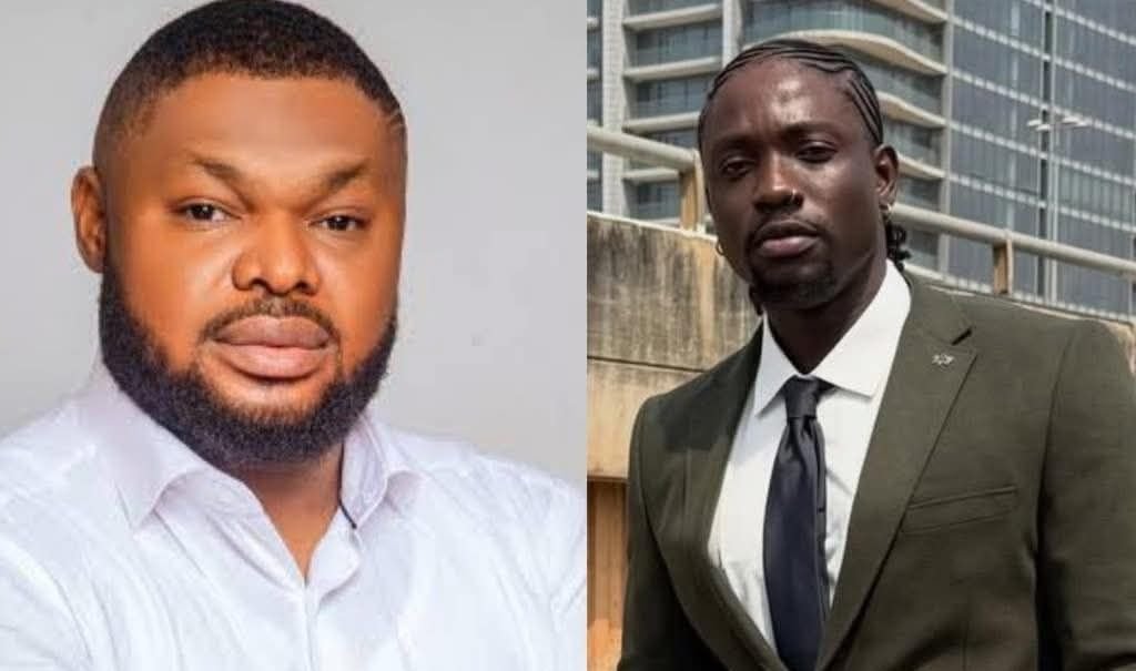 VeryDarkMan and Harrison Gwamnishu VeryDarkMan is such an ungrateful soul - Ossai Ovie