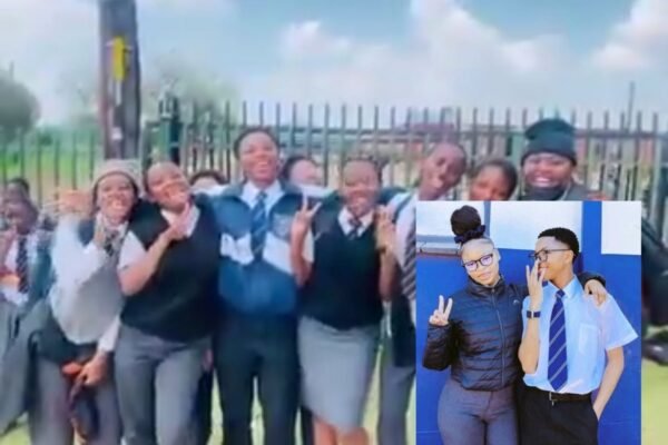Zimbabwean teacher Zvikomborero Maria Makedenge with student 2 16-year-old Zimbabwean student abused by teacher returns to school amidst celebrations