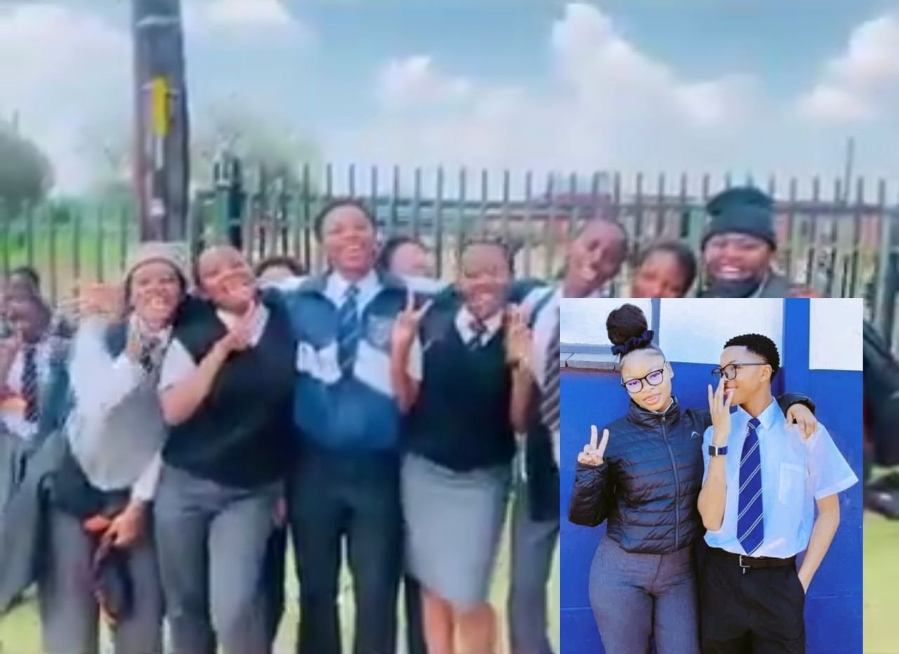 Zimbabwean teacher Zvikomborero Maria Makedenge with student 2 16-year-old Zimbabwean student abused by teacher returns to school amidst celebrations