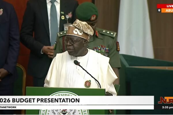bola tinubu budget speech President Tinubu's 2026 budget defence speech
