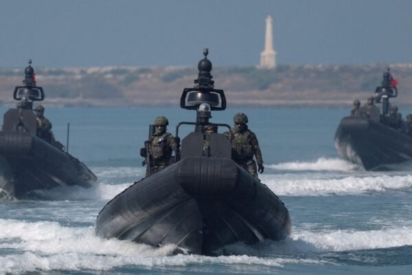 china military China deploys warships, fighter jets around Taiwan