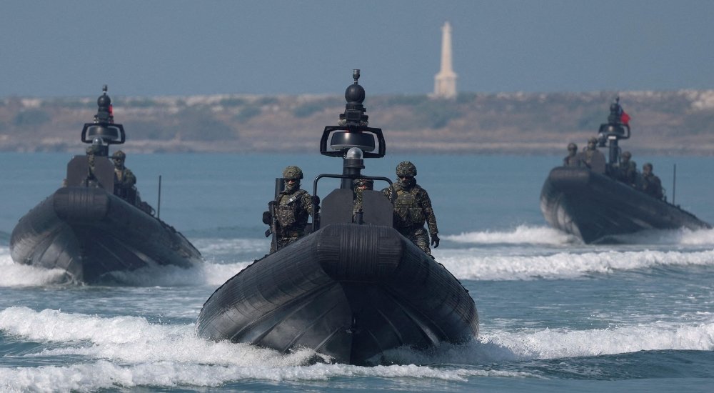 china military China deploys warships, fighter jets around Taiwan