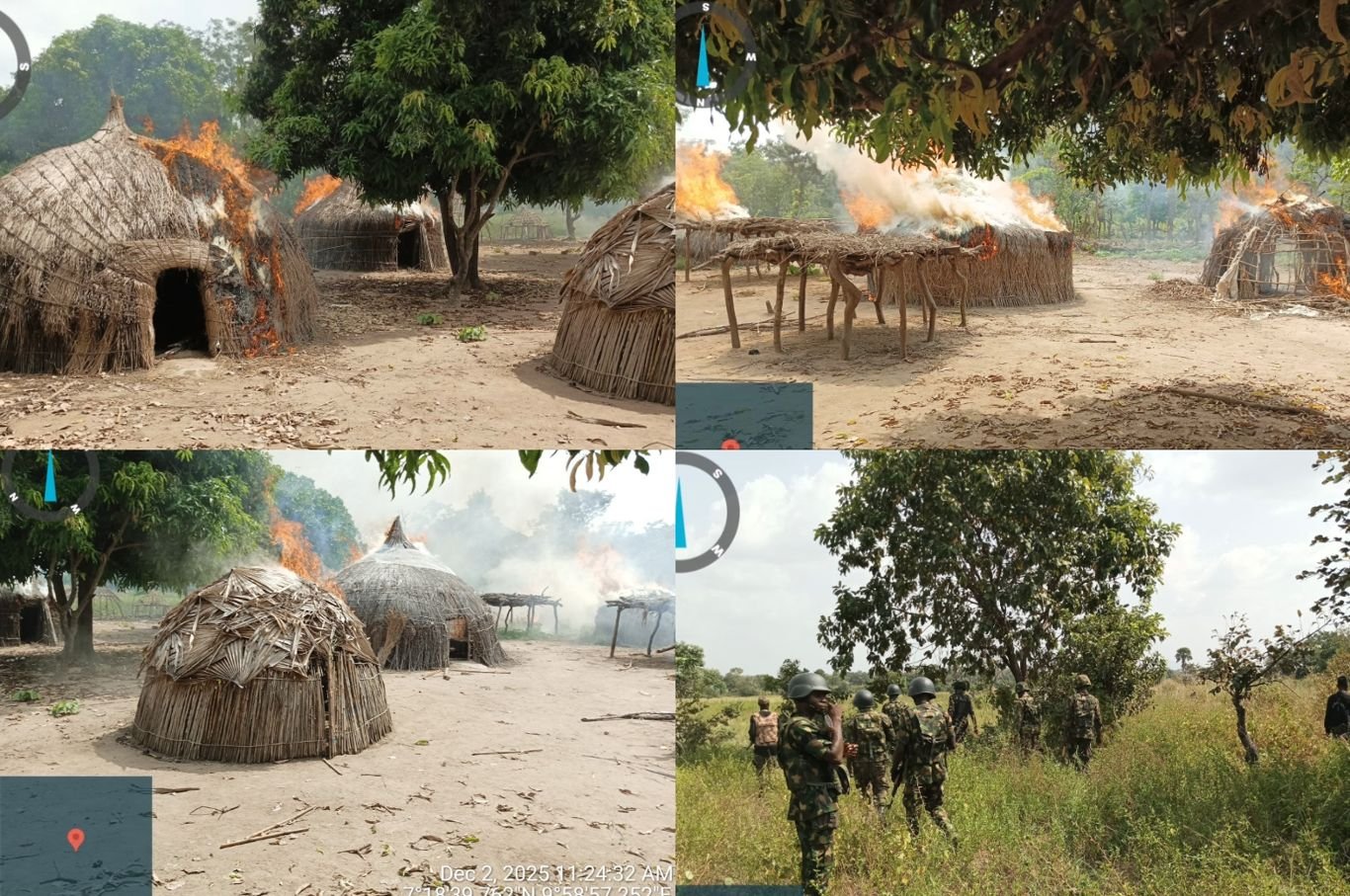 fulani bandits settlement Troops clear bandit hideouts in southern Taraba, recover suspect