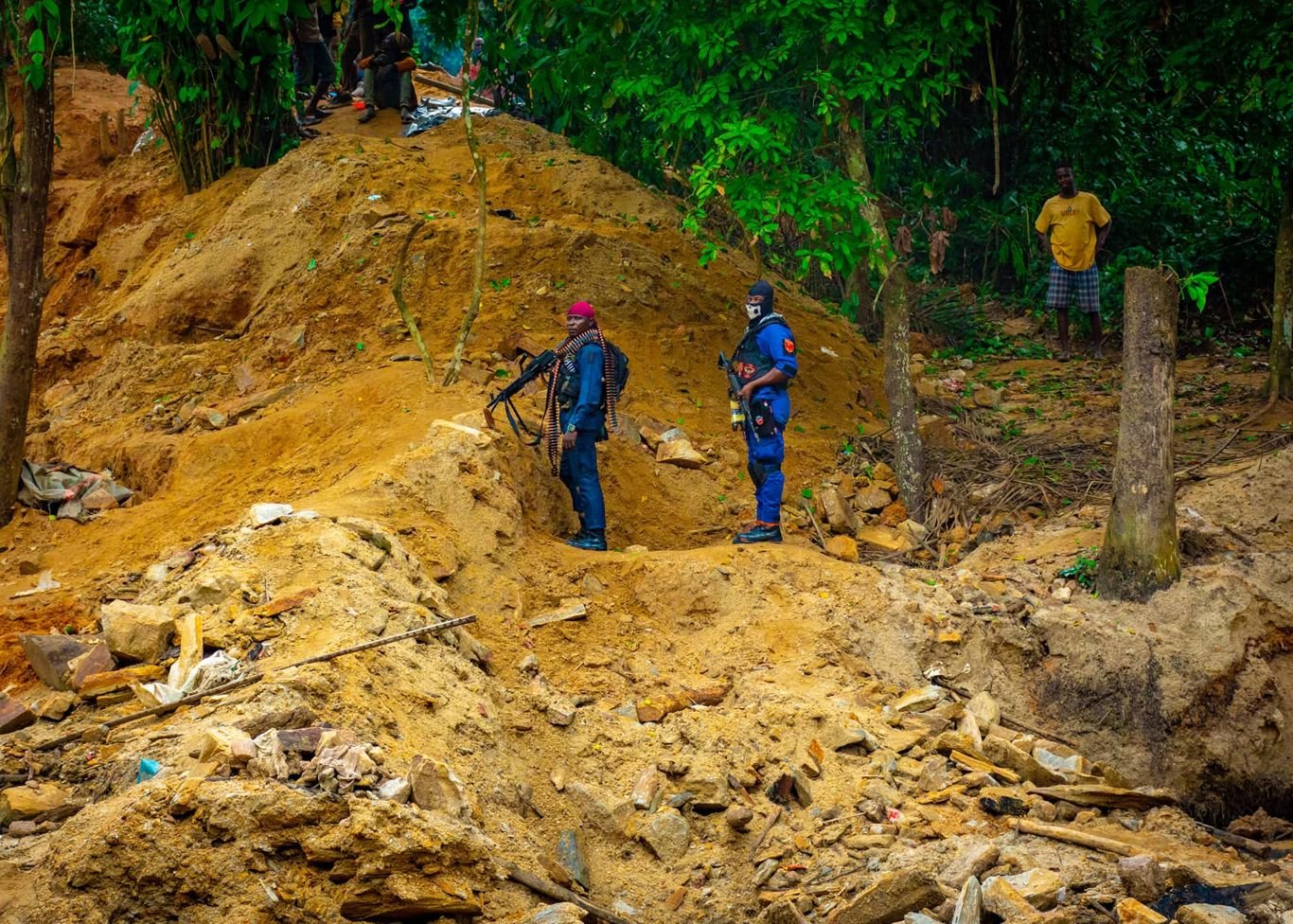 illegal mining site Cross River State bans illegal mining