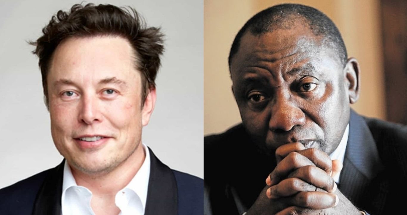 musk and ramaphosa Musk ignites fresh debate over 'anti-white' laws in South Africa