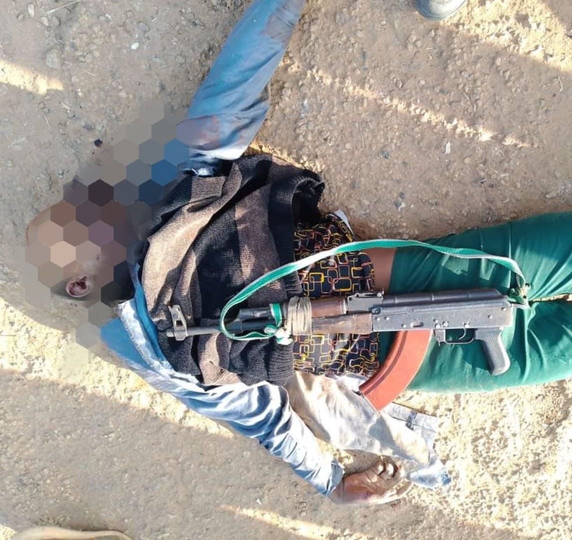 neutralised bandit 1 Soldiers rescue 4 kidnapped victims, neutralise kidnapper in Plateau