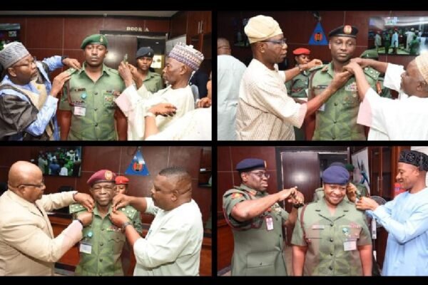 newly promoted army officials Army honours newly promoted senior officers