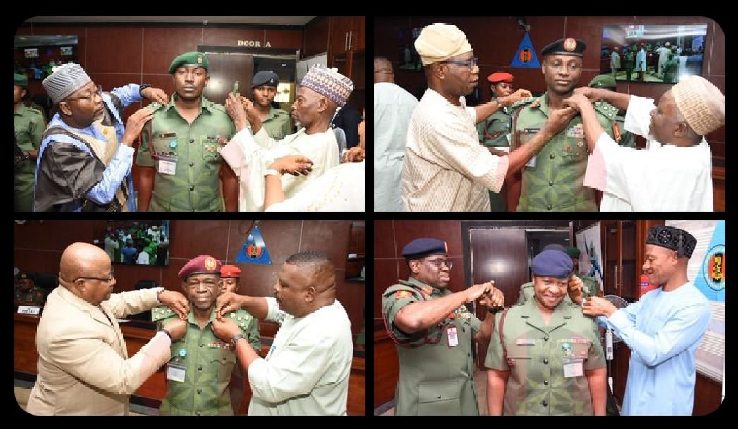newly promoted army officials Army honours newly promoted senior officers