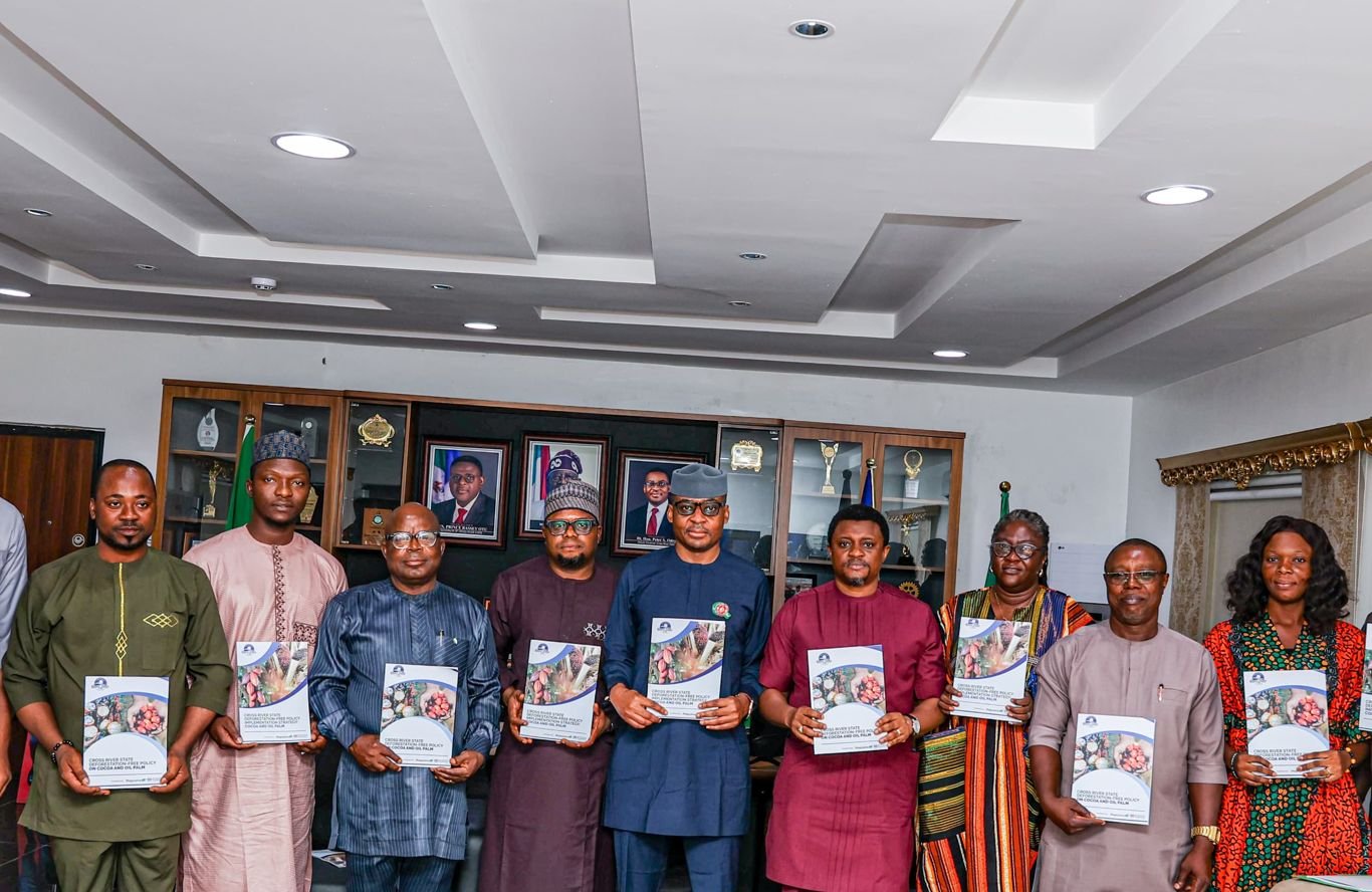 peter odey and propcom CRSG launches Deforestation-Free Policy on Cocoa and Oil Palm