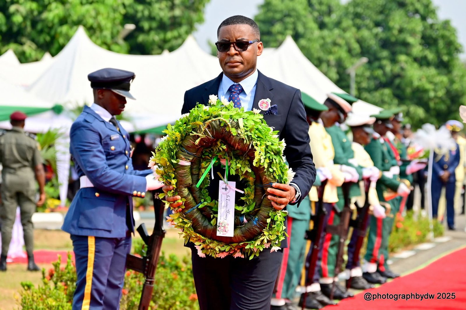 peter odey armed forces day CRSG directs mandatory wearing of armed forces remembrance emblem