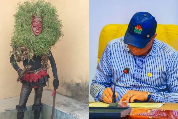 umo eno masquerade executive order Gov Eno signs executive order banning masquerade activities