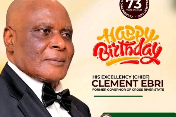 yakurr chairman celebrates clement ebri birthday Yakurr Chairman celebrates former governor Clement Ebri on his 73rd birthday