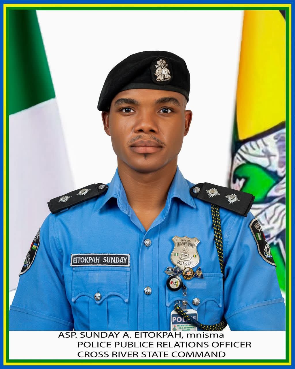 ASP Sunday Eitokpah Akata ASP Eitokpah takes over as Cross River Police PRO