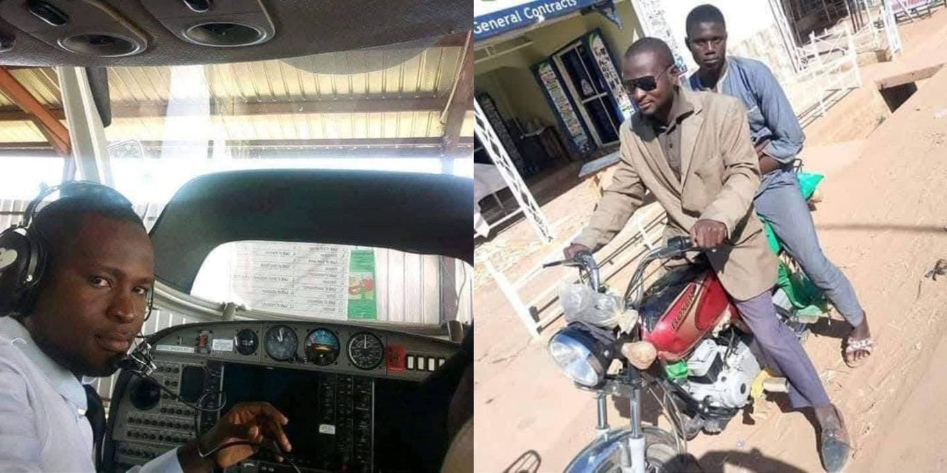 Abdullahi Abubakar 5 Student pilot turns okada rider after being abandoned by govt