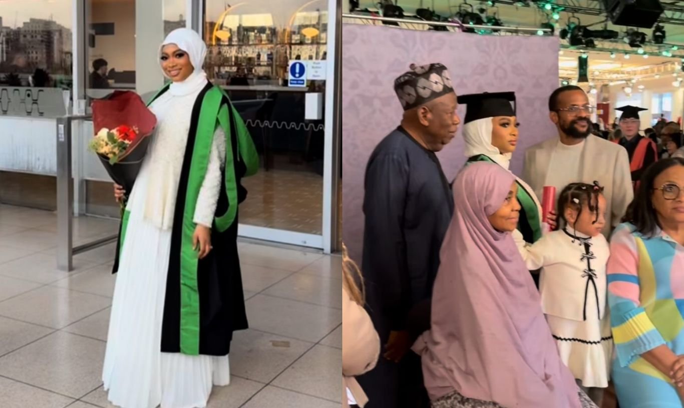 Abdullahi Ganduje daughter Fatima Former APC National chairman Ganduje’s daughter graduates from London university