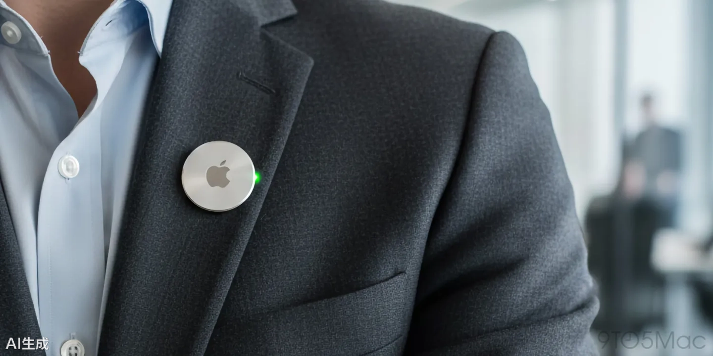 Apple AI wearable brooch Apple to launch first AI wearable device similar to AirTag-sized brooch with dual cameras and 3 microphones in 2027