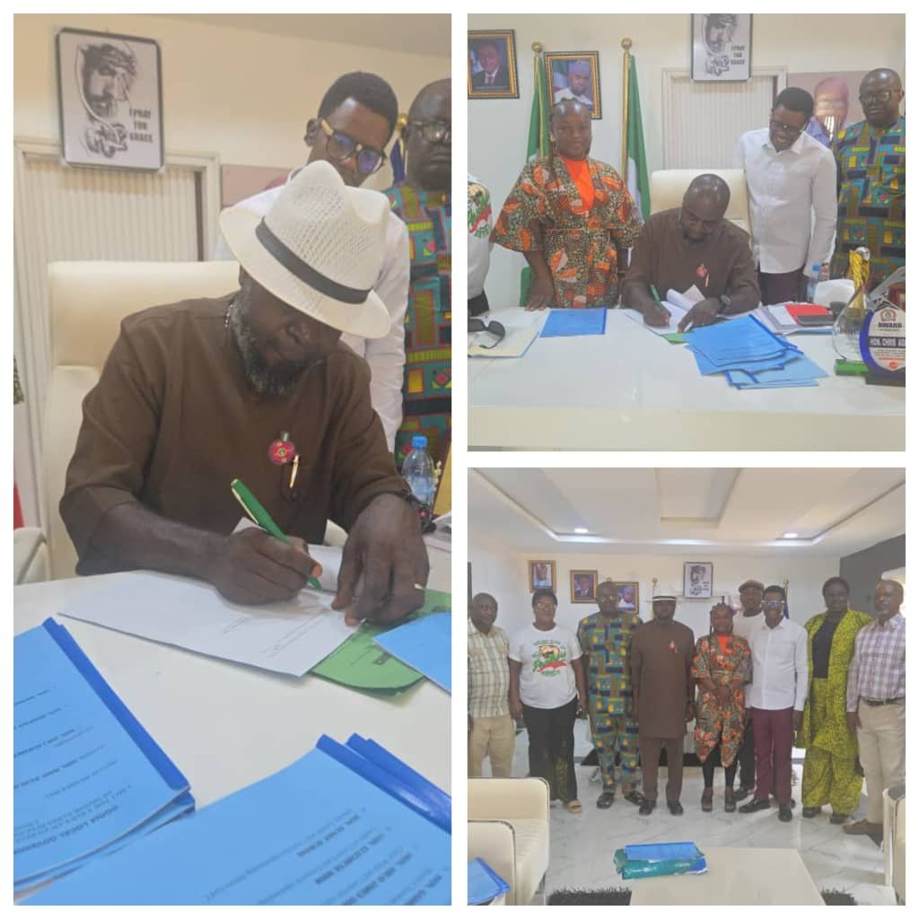 Christopher Agbeh Ogoja Chairman signs 2026 Appropriation Bill into Law