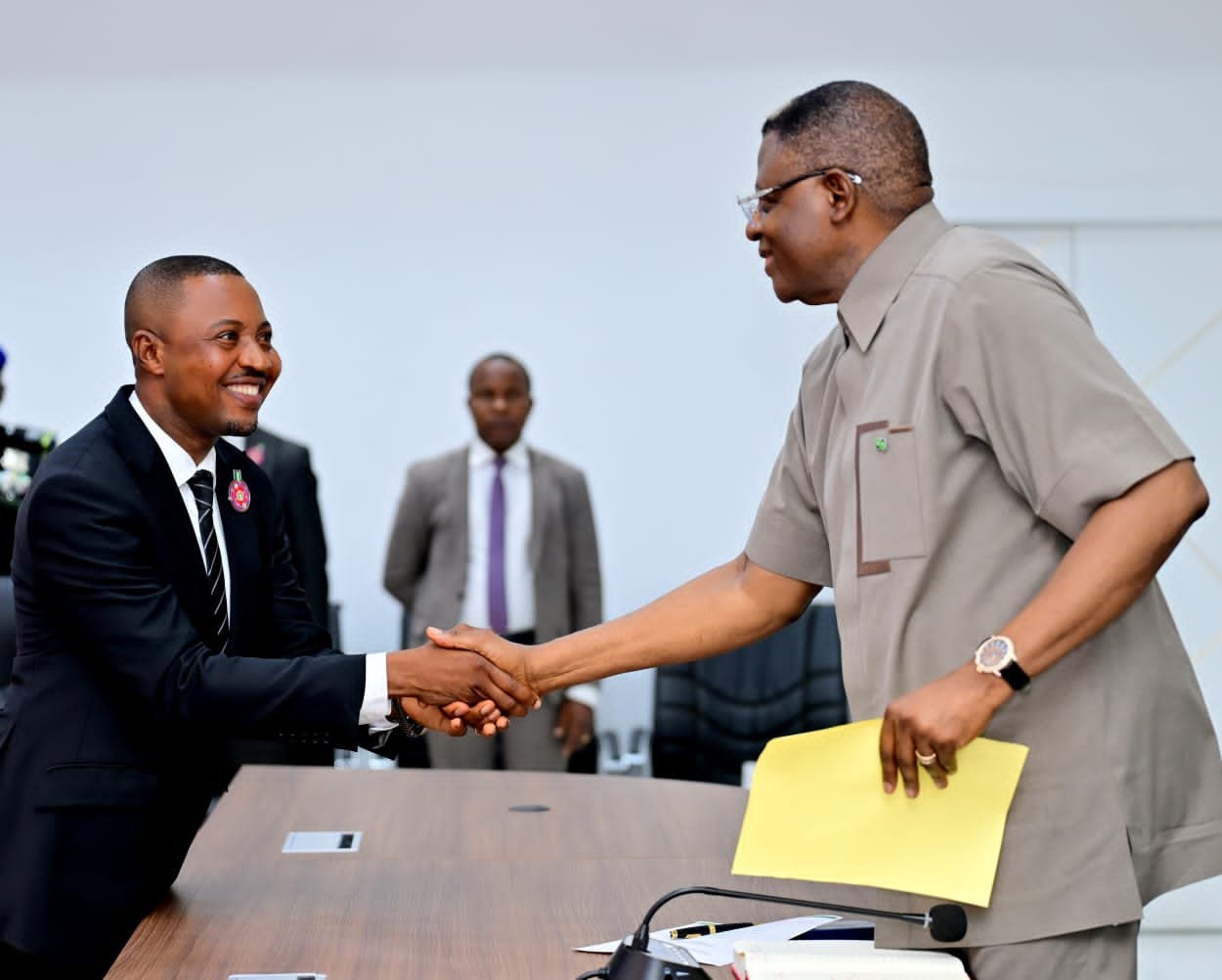Egbung Odama Egbung and Bassey Otu Otu swears in Egbung as Bekwarra Chairman