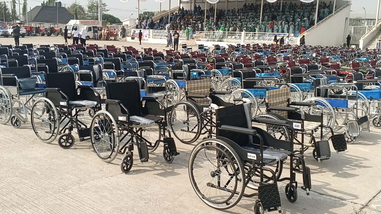 Governor Ododo Donates Over 500 Wheelchairs Gov Ododo donates over 500 wheelchairs to PWDs