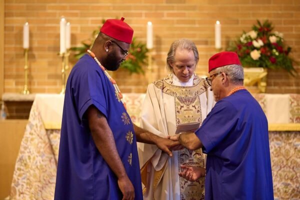 Innocent Ndubuisi Okechukwu and Greg wedding 3 Nigerian man marries oyinbo man as social media goes ballistic