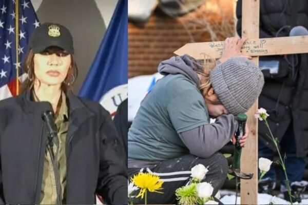 Kristi Noem ICE ICE: Slain woman was domestic terrorist who weaponised her vehicle to try to kill officers - Noem