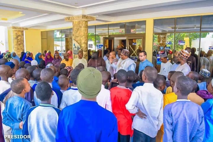 Yobe State Coordination Office of the Qatar Charity Foundation 2 Yobe Qatar office documents 100 orphans for school take-off