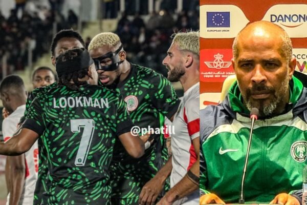 ademola lookman and victor osimhen and eric chelle #AFCON2025: Eric Chelle addresses Osimhen's outburst in Mozambique win